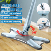 X-Type Squeeze Mop with Microfiber Reusable Pad